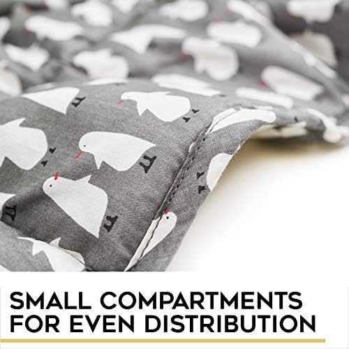 YnM Weighted Blanket — Heavy 100% Oeko-Tex Certified Cotton Material with Premium Glass Beads (Penguin, 36''x48'' 5lbs), Suit for One Person(~40lb) Use on Twin Bed