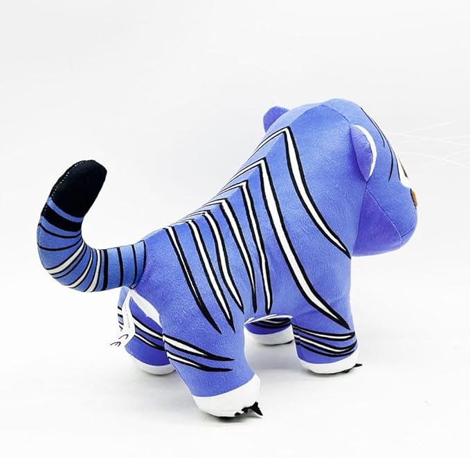 D-emon Hunters Plush Tiger Multi-Purpose Tiger D-emons Hunters Bird Merch Cosplay Costume Dolls (Blue B)
