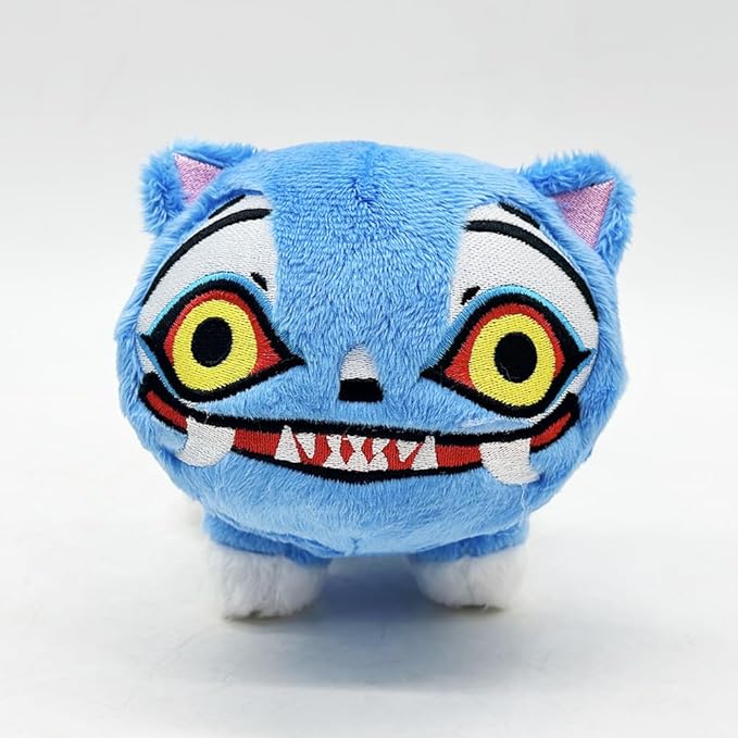 D-emon Hunters Plush Tiger Multi-Purpose Tiger D-emons Hunters Bird Merch Cosplay Costume Dolls (Bule A)