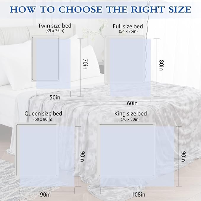 CHOSHOME Cooling Blanket King Size, Double Sided Cold Effect Arc-Chill Q-Max>0.5 Cooling Blankets for Hot Sleepers and Night Sweats, Lightweight Cold Breathable Summer Bed Blanket, 108" x 90", Grey