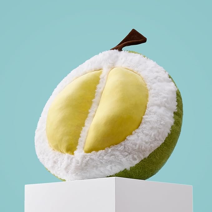 GIGIZAZA Throw Pillows Durian Cute Green Pillows Decorative Aesthetic Pillow for Bedroom Cushions Unique Fun Couch Throw Pillow 14 Inch Funky Fruit Pillows