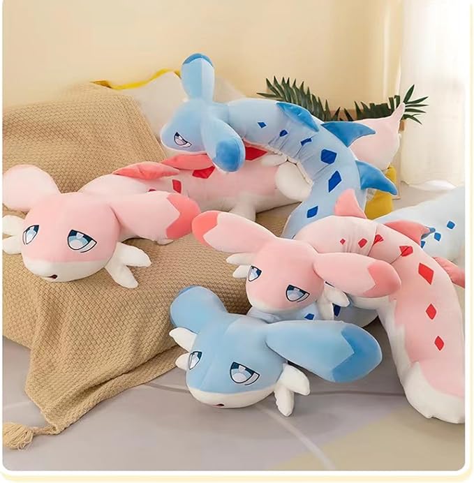 Oversized Chillet Plush Toy 47 Inch Chillet Floppy Dolls Sleeping Hugging Pillow Giant Stuffed Animal Gifts for Kids Christmas Birthday (Pink Chillet 47 Inch)