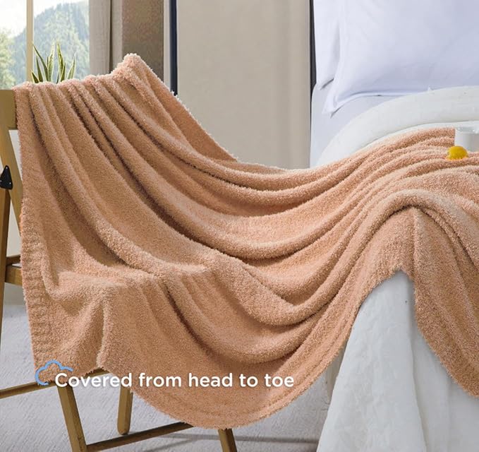 Oversized King Knit Blanket for Couch - Super Soft Extra Large Throw Blankets for Bed, Fluffy Fuzzy Plush Lightweight Cozy Blanket,Sage Green,120" x 120"