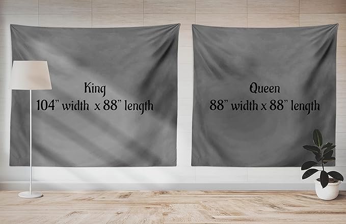 Ambesonne Ocean Tapestry Twin Size, Tropical Paradise View at Maldives Palms Clear Sky Seashore Picture Print, Wall Hanging Bedspread Bed Cover Wall Decor, 68" X 88", Green Aqua Blue