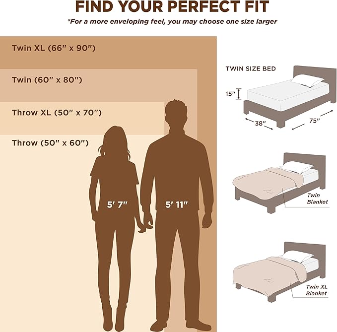 Bedsure Twin Blanket for Bed - GentleSoft Cozy Soft Blankets for Women, Cute Small Fleece Throws for Girls, Graduation Decorations Gift for Her Him School Dorm, Off White, 60x80 Inches