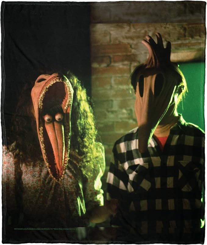Northwest Beetlejuice Silk Touch Throw Blanket, 50" x 60", Deformed