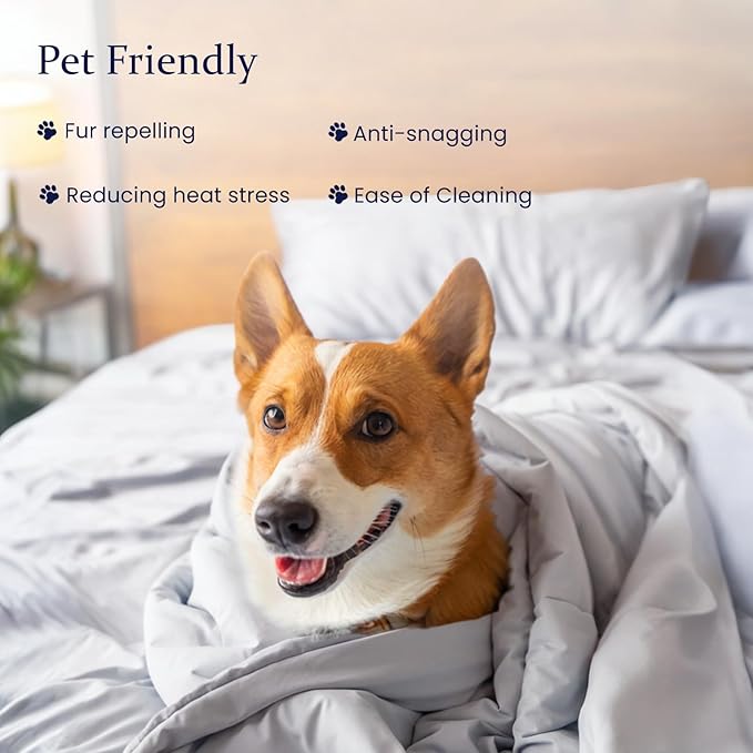 ZonLi Z-Magic 100% Cooling Bamboo Comforter from Viscose, Lightweight All-Season Breathable Bedding Blanket for Hot Sleepers