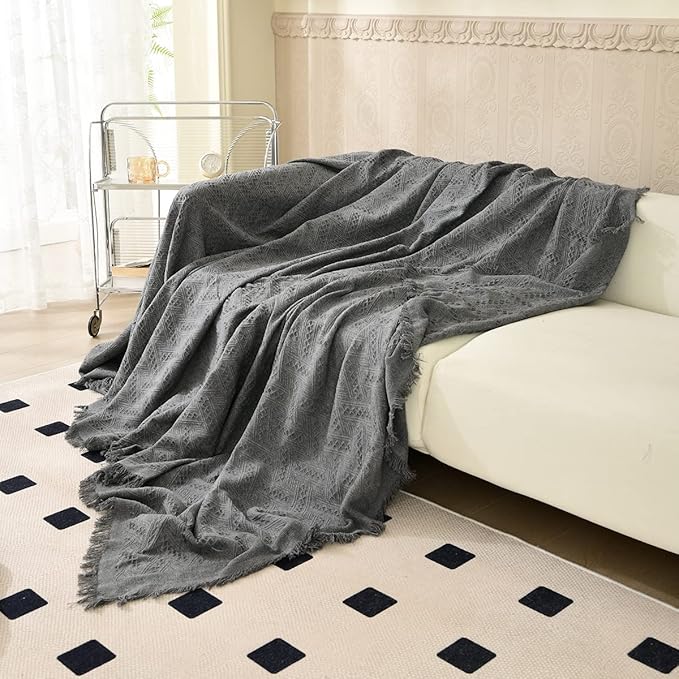 AIVIA Couch Cover Sheet Blanket, Oversized Couch Covers for 3 Cushion Sofa, Extra Large Furniture Decoration Cover Sofa Throws Sofa Slipcovers, L-Shape U-Shaped Sectional Protector for Cats Dogs