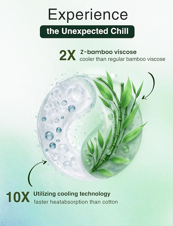 ZonLi Z-Magic 100% Cooling Bamboo Comforter from Viscose, Lightweight All-Season Breathable Bedding Blanket for Hot Sleepers