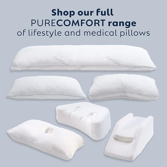 Pillow with an Ear Hole | Ear Pain & CNH Pillow | Adjustable | CertiPUR-US Premium Memory Foam Fill | 100 Night Trial