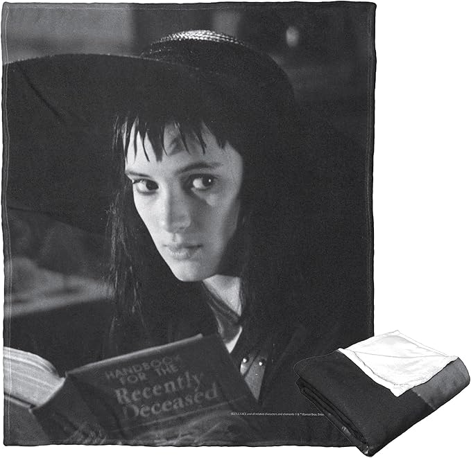 Northwest Beetlejuice Silk Touch Throw Blanket, 50" x 60", One Big Dark Room