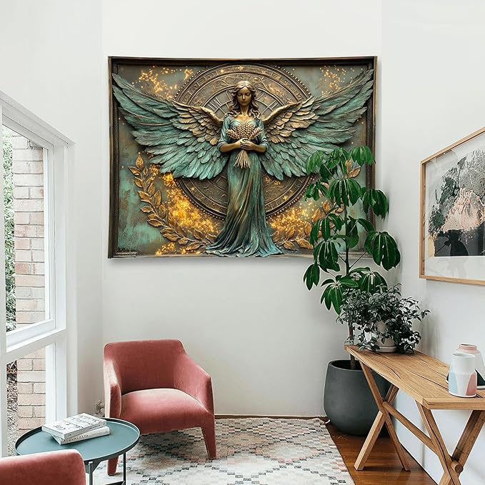 Liuzhouzai Vintage Zodiac Virgo Tapestry Wall Hanging Astrology Home Decoration Aesthetics Suitable for Bedroom Living Room Dormitory Office Wall Decor 80x60 Inches