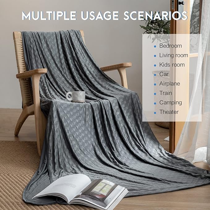 AmyHomie Cooling Blanket,Summer Blankets with Double Sided Cold Effect, Arc-Chill Q-Max>0.5 Cool Fiber, Breathable Lightweight Blankets for Hot Sleepers Night Sweats