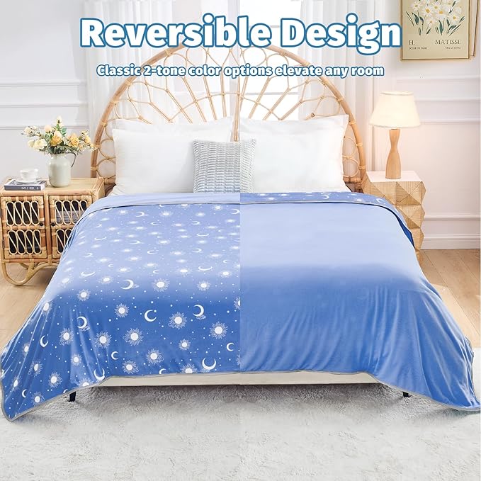 inhand Cooling Blanket Twin Size (60"x80") - Cooled Blankets for Hot Sleepers Lightweight Breathable Summer Blanket for Sleeping Night Sweats to Keep Cool in The Heat -Midnight Blue