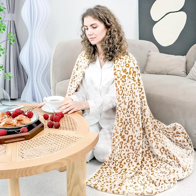 ZHIKU Warm Blanket Throw Soft Fleece Blankets Lightweight Throw Blanket 60"x80"