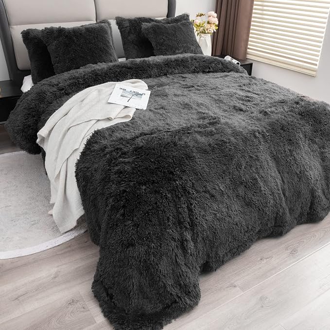 YUSOKI Twin Size Faux Fur Throw Blanket(Morel,60" x 80"),Whithout Pillows,Winter Lightweight Plush Fuzzy Soft Cozy Microfiber Comfy Bed Blanket for Women Kids Girls Couch Sofa Washable