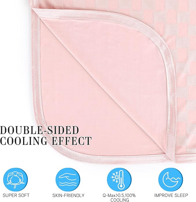 AmyHomie Cooling Blanket,Summer Blankets with Double Sided Cold Effect, Arc-Chill Q-Max>0.5 Cool Fiber, Breathable Lightweight Blankets for Hot Sleepers Night Sweats