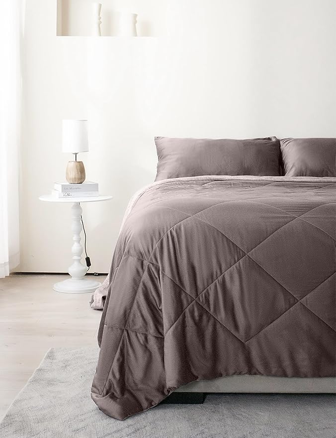 ZonLi Z-Magic 100% Cooling Bamboo Comforter from Viscose, Lightweight All-Season Breathable Bedding Blanket for Hot Sleepers