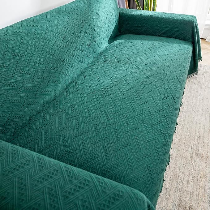 AIVIA Couch Cover Sheet Blanket, Oversized Couch Covers for 3 Cushion Sofa, Extra Large Furniture Decoration Covers Sofa Throws Sofa Slipcovers, L-Shape U-Shaped Sectional Protector for Cats Dogs
