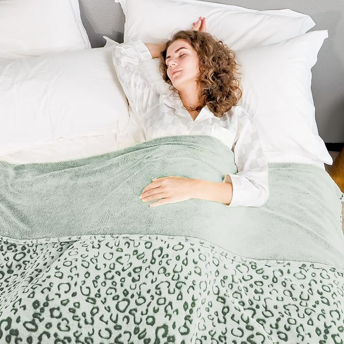 ZHIKU Blankets & Throws King Size Soft Fleece Blanket Throw Blankets for Bed