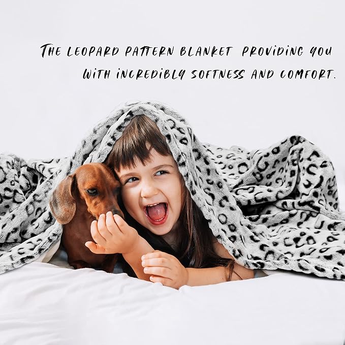ZHIKU Warm Blanket Throw Soft Fleece Blankets Throw Blanket Lightweight 50"x60"
