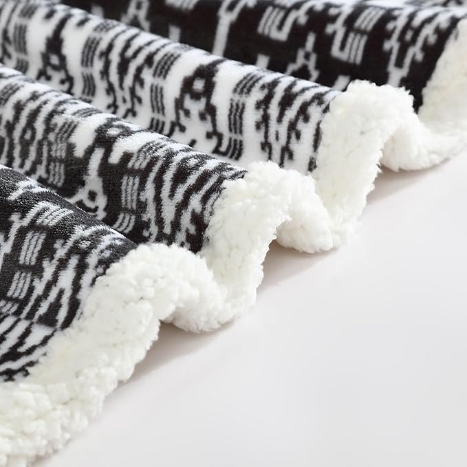 Eddie Bauer - Blanket, Super Soft Reversible Sherpa & Brushed Fleece Bedding, Throw Blankets for Couch, Ideal for Lounging (San Juan Grey)