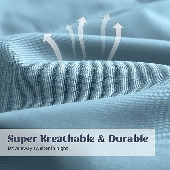 puredown®Lightweight Down Feather Comforter, Thin Down Fiber Bedding All Season Full/Queen Size Soft Cover Ultra Lightweight Down Fiber Duvet Insert (90" x 88")