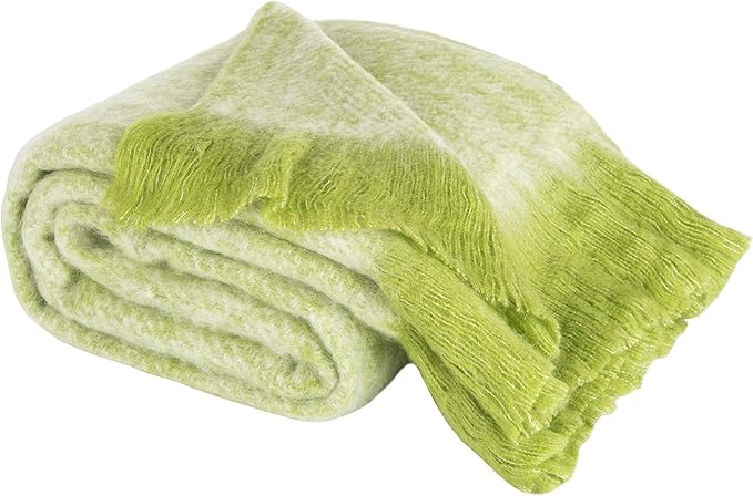 SAFAVIEH Home Lonny Green 50 x 70-inch Blanket Throw, 50"x61"