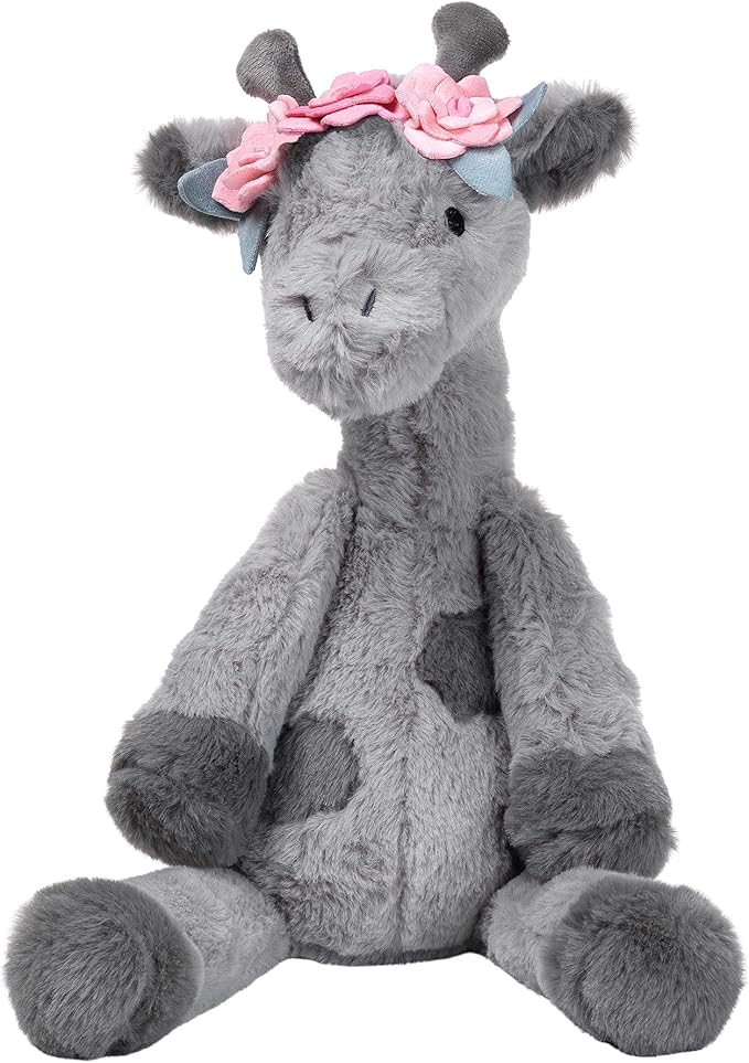 Lambs & Ivy Giraffe and a Half Gray Plush Stuffed Animal Toy - Skylar