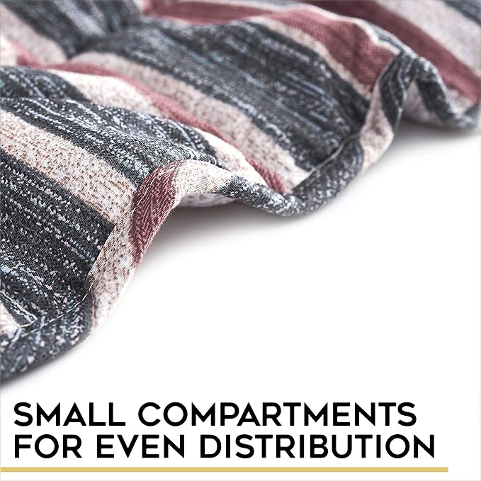 YnM Weighted Blanket — Heavy 100% Oeko-Tex Certified Cotton Material with Premium Glass Beads (Red Blue, 60''x80'' 20lbs), Suit for One Person(~190lb) Use on Queen/King Bed