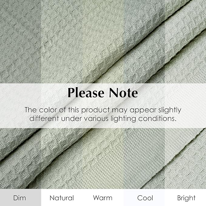100% Cotton Salt Earth Throw Blanket, Twin, 68"x92" Waffle Throws For Home, Bedrooms, Outdoor Couch & Cozy Couch, Modern & Cozy Bed Room Decor Blankets,Lightweight All Season Western Blanket(Sea Foam)