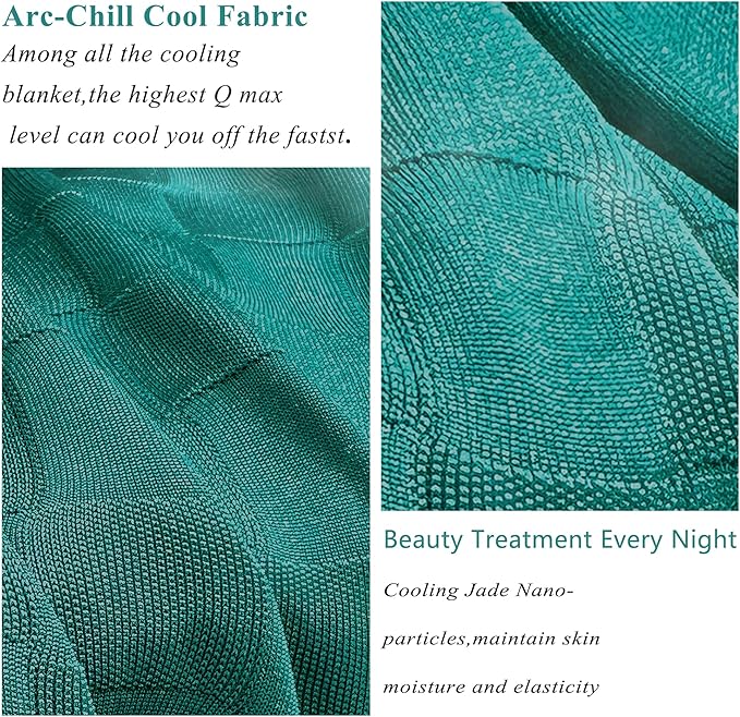AmyHomie Cooling Blanket,Summer Blankets with Double Sided Cold Effect, Arc-Chill Q-Max>0.5 Cool Fiber, Breathable Lightweight Blankets for Hot Sleepers Night Sweats