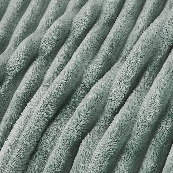 Bedsure Sage Green California King Size Blanket for Bed - GentleSoft Cozy Soft Blankets for Women, Cute Large Throws for Girls, 102x96 Inches
