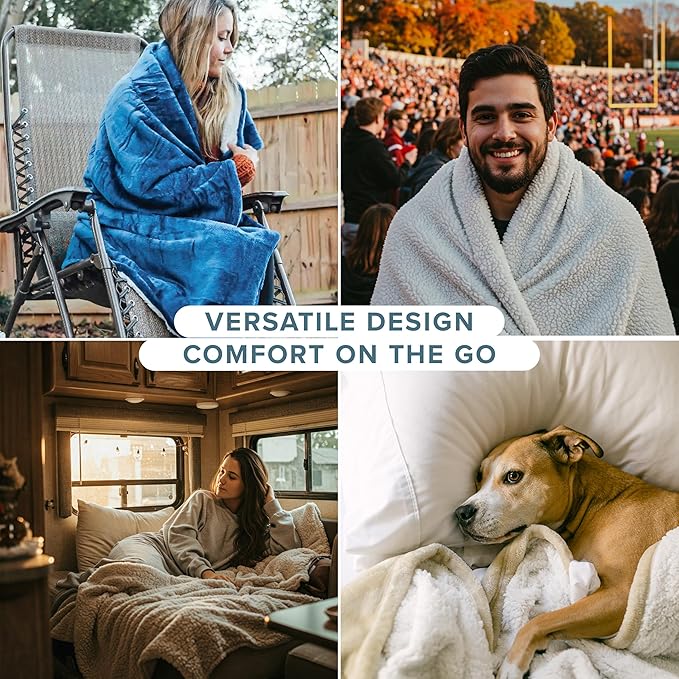 Bare Home Sherpa Fleece Blanket - Twin/Twin Extra Long - Blanket for Bed, Sofa, and Couch - Warm & Lightweight - Fluffy & Soft - Reversible (Twin/Twin XL, Forged Iron Grey)