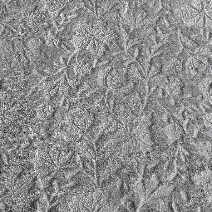 Eddie Bauer - Throw Blanket, Embossed Ultra Soft Plush Bedding, Home Decor for All Seasons, Oeko-Tex Certified (Woodblock Floral Grey, 50" x 70")