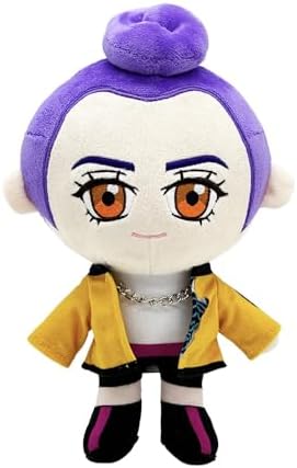 D-emon Hunters Plush Tiger Multi-Purpose Tiger D-emons Hunters Bird Merch Cosplay Costume Dolls (Purple)