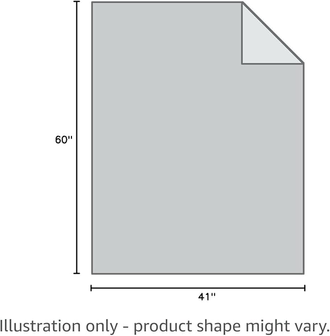 Weighted Blanket 7lbs Twin Size Dark Grey 41"x60" Weighted Blankets Heavy Blanket are Comfortable and Cozy