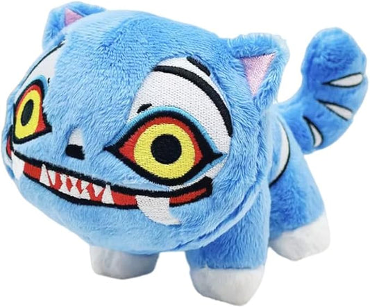 Demon Hunters Tiger Derpy Plush Collectible Figurines Home Decor Animals Pillow for Sofa Bed Decor Throw Pillows (Stand Derpy)