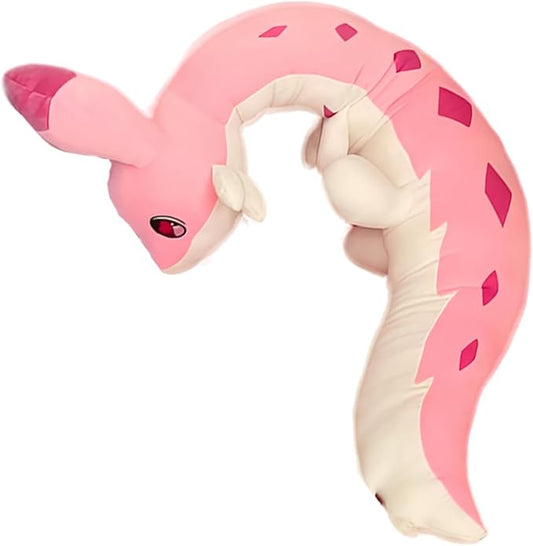 Oversized Chillet Plush Toy 47 Inch Chillet Floppy Dolls Sleeping Hugging Pillow Giant Stuffed Animal Gifts for Kids Christmas Birthday (Pink Chillet 47 Inch)