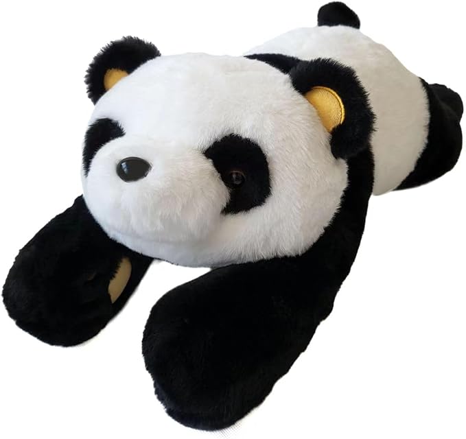4lbs Panda Weighted Stuffed Animals, 24 inch Weighted Plush Stuffed Animals for Adults, Cute Soft Weighted Plush Throw Animal Pillow Toy, Birthday Gifts for Adults Kids