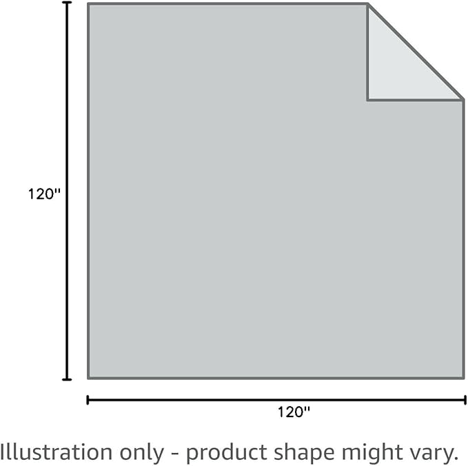 Utopia Bedding Smoke Gray 100% Cotton Blanket [Big Size - 120x120 Inch] 350GSM Lightweight, Soft and Breathable Thermal Blanket for All Seasons