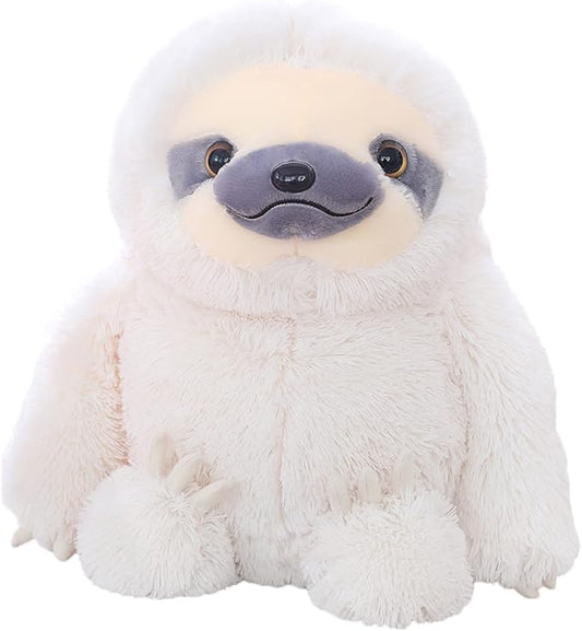 Winsterch Large Sloth Stuffed Animal Toy,20 inches Stuffed Sloth Kids Plush Sloth Animal Baby Doll Birthday Gifts for Boys and Girls,Ivory Sloth