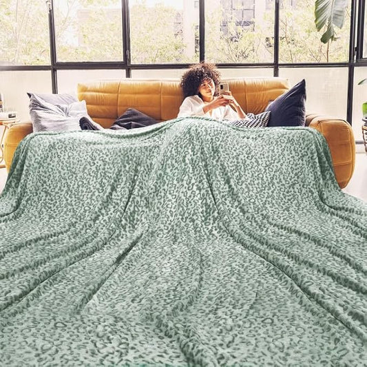 ZHIKU Blankets & Throws King Size Soft Fleece Blanket Throw Blankets for Bed