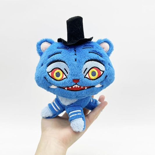 D-emon Hunters Plush Tiger Multi-Purpose Tiger D-emons Hunters Bird Merch Cosplay Costume Dolls (Blue C)