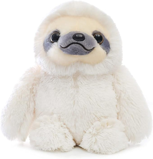 Winsterch Cute Sloth Stuffed Animal Toy,Small Plush Sloth Tedy Bear Stuffed Animal Toys for Kids Birthday Gift Baby Doll (Ivory,15.7 Inches)