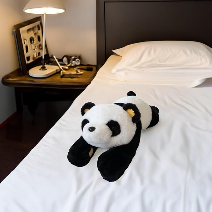 4lbs Panda Weighted Stuffed Animals, 24 inch Weighted Plush Stuffed Animals for Adults, Cute Soft Weighted Plush Throw Animal Pillow Toy, Birthday Gifts for Adults Kids