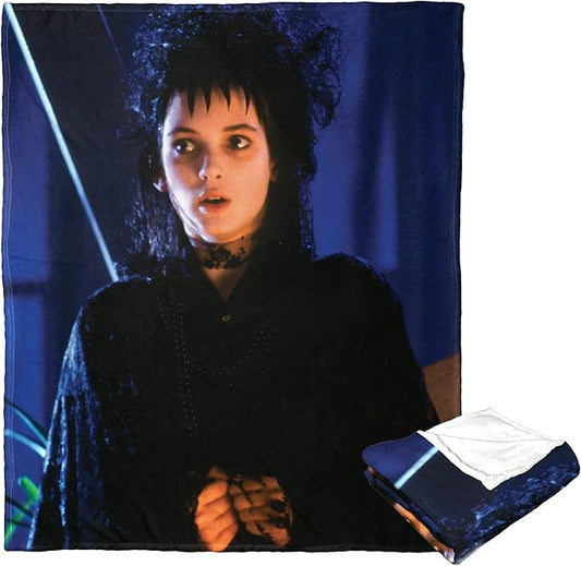 Northwest Beetlejuice Silk Touch Throw Blanket, 50" x 60", Strange Lydia