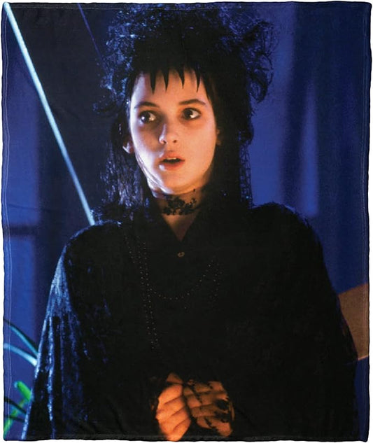 Northwest Beetlejuice Silk Touch Throw Blanket, 50" x 60", Strange Lydia