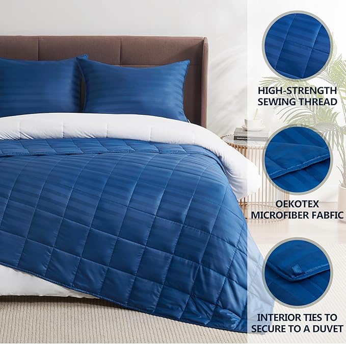 anfie Weighted Blanket(40"x60" 10lbs),Ultra Soft and Cozy Cooling Weighted Blanket for Adult,Heavy Blanket with Machine Washable Soft Blanket