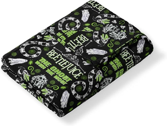 Northwest Beetlejuice Silk Touch Throw Blanket, 50" x 70", Most Ghost